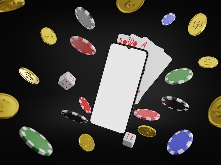 Dealer menampilkan hasil tiga dadu dalam wadah transparan selama siaran langsung